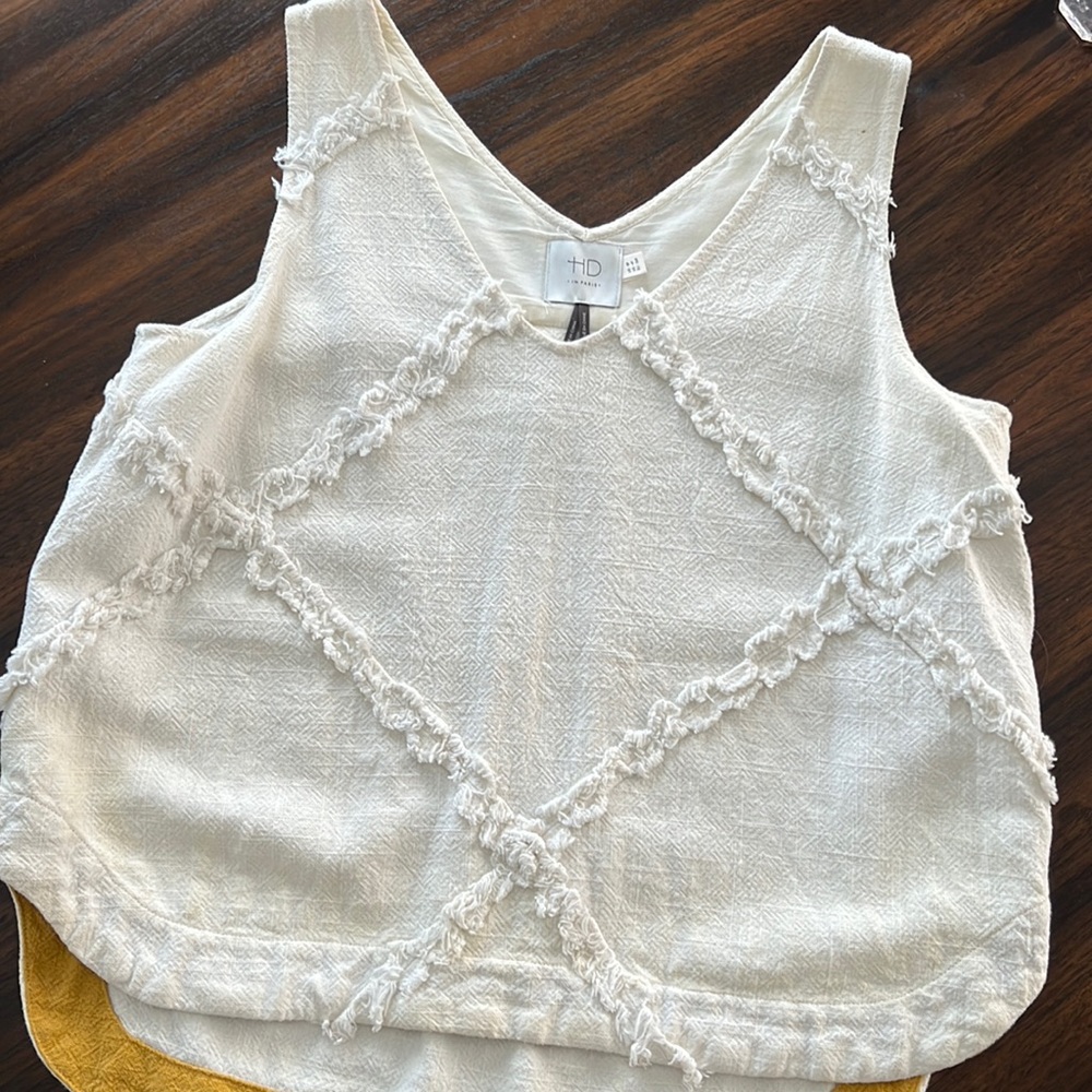 Anthropologie HD in Paris White Top